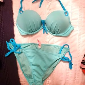 Mint green bikini